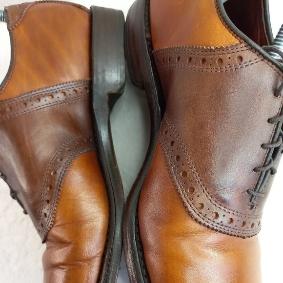 Allen Edmonds Shelton Brown Leather Oxford Shoes (9 US) main image 13